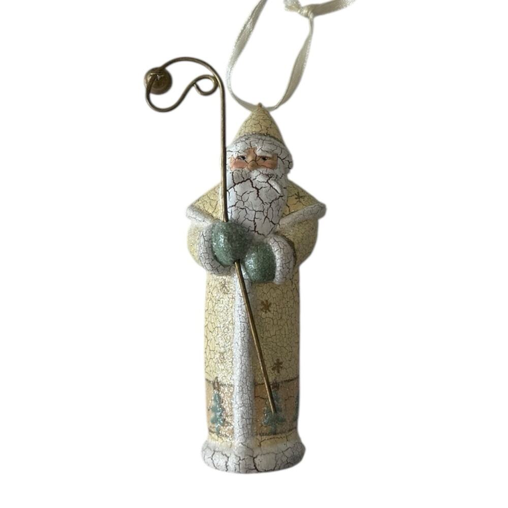 Hallmark Keepsake Yuletide Santa Memories of Christmas Ornament‎ 2002 EUC Vtg